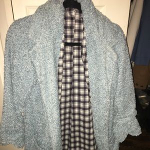 Mink pink blue fuzzy jacket!!!